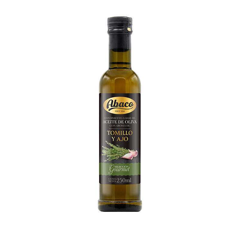 ACEITE AROMATIZADO TOMILLO BOTELLA 12/250ml